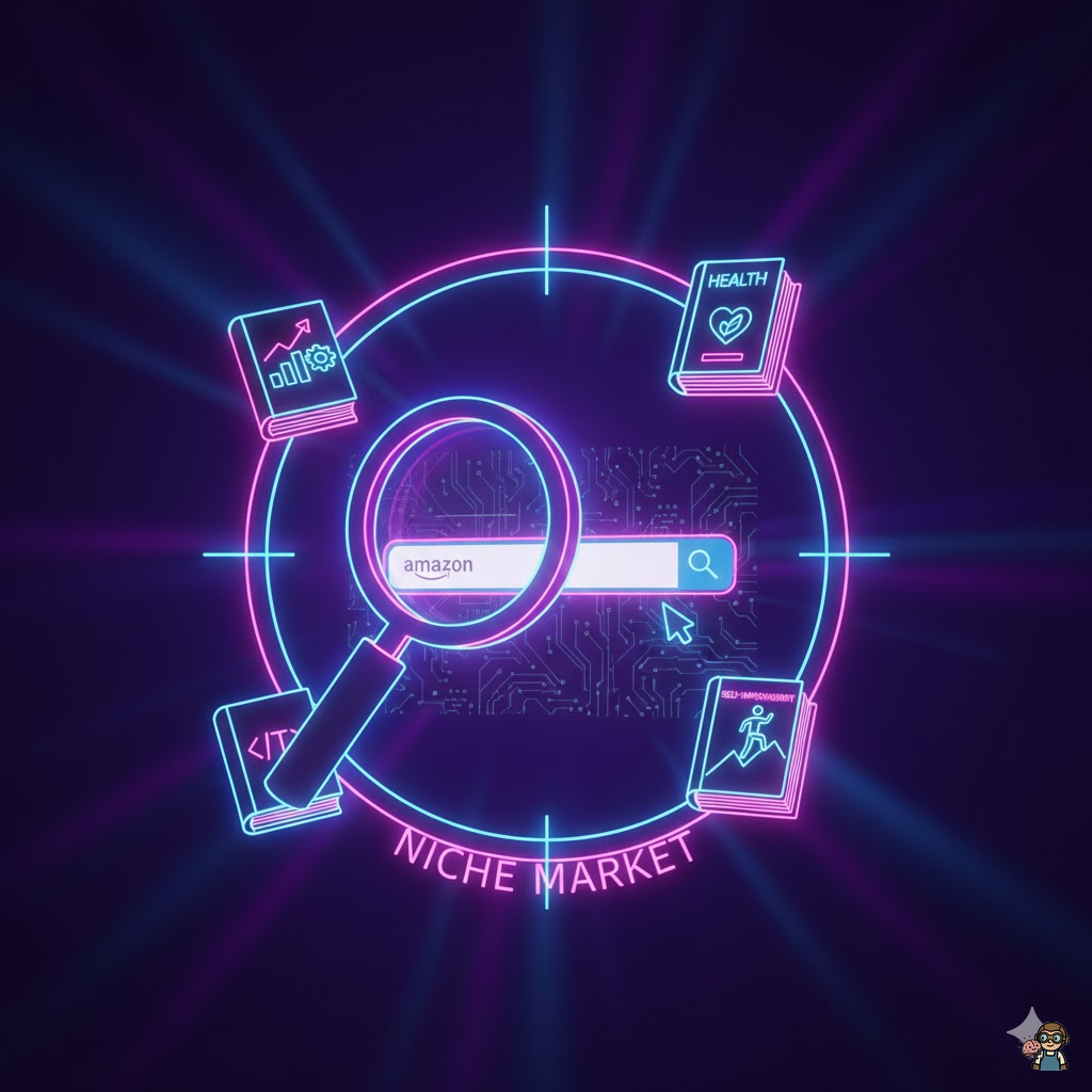 AIを使ってテーマ選定とリサーチをしているイメージ