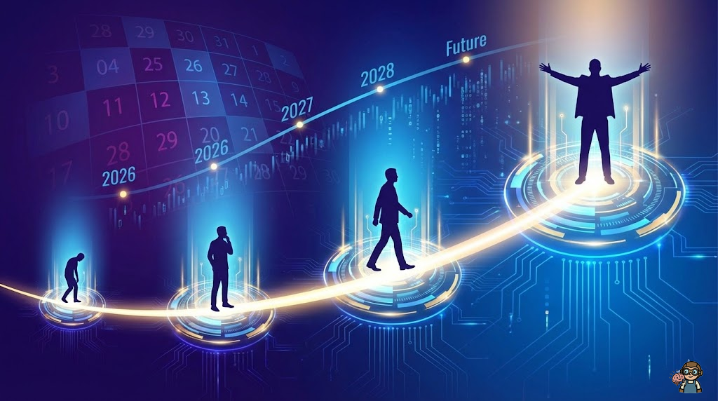 AI副業の生存戦略ロードマップのイメージ