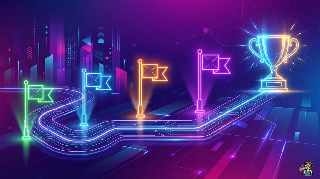 AI×YouTubeショート副業ロードマップのイメージ