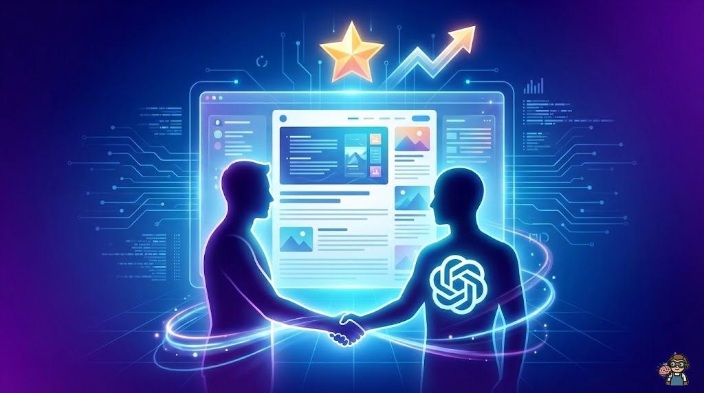 ChatGPTとの協業でブログ執筆を効率化するまとめイメージ