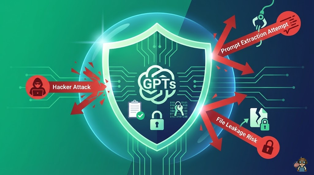 人気GPTsの設計パターンを分析するイメージ