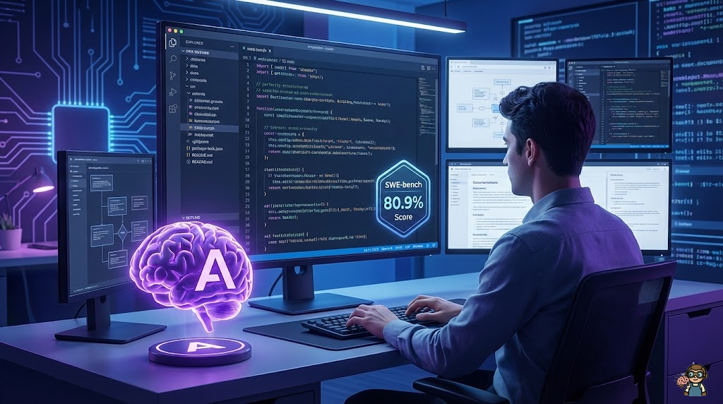 Claudeのコーディング支援能力とSWE-benchスコア