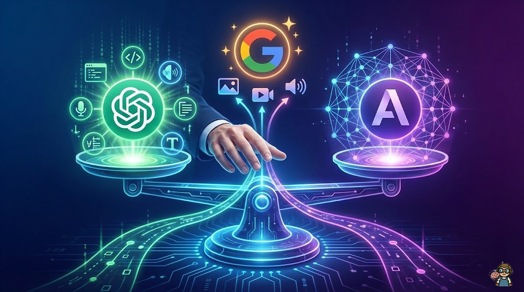 3つのAIツールの比較と選択の分岐点