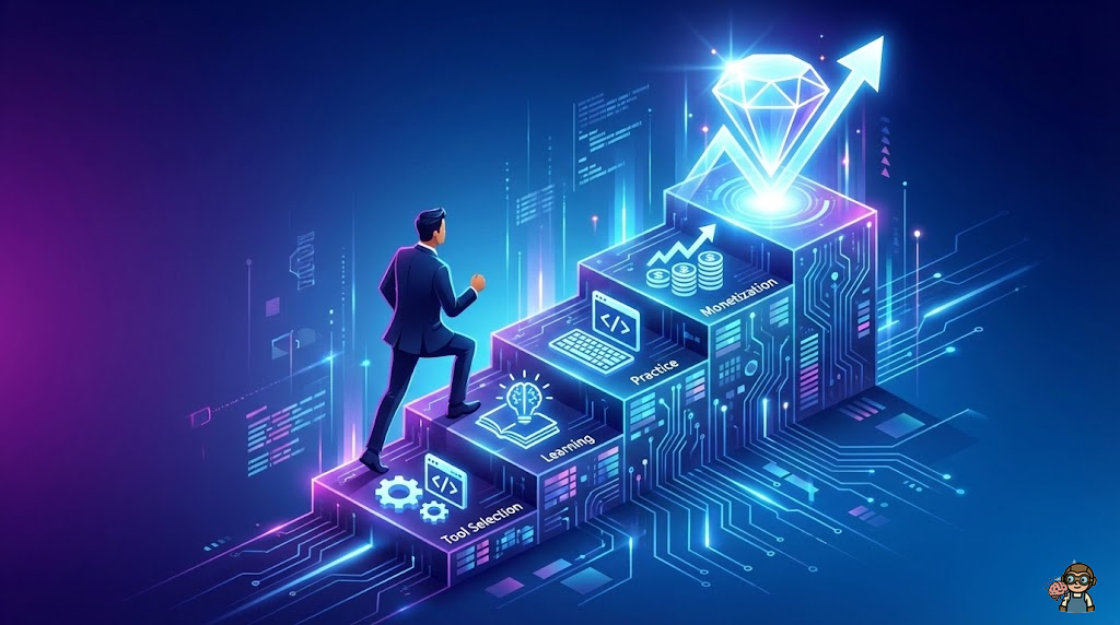 AI副業成功への階段（ツール選択から収益化まで）