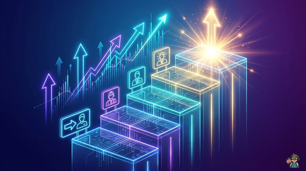 プロンプトエンジニアのキャリアパスと年収イメージ