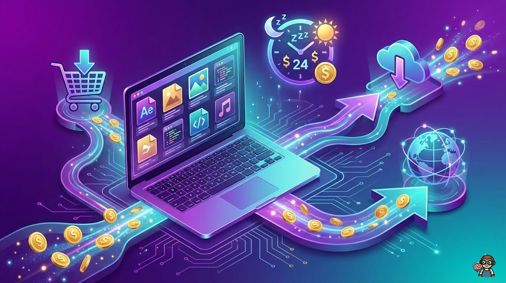 AIアイコン販売のビジネスモデル──低コストでストック型収入