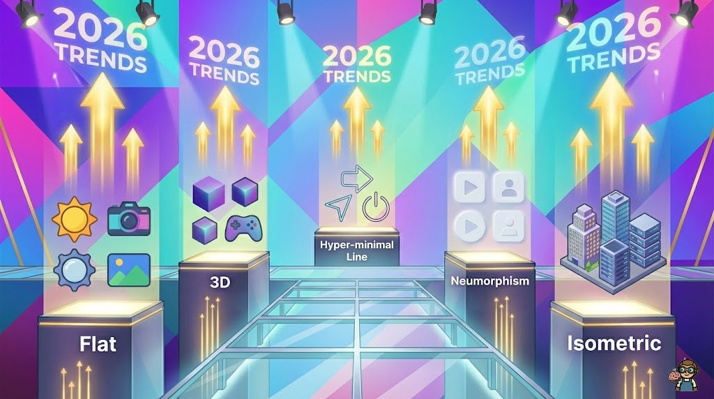 2026年のアイコンデザイントレンド一覧